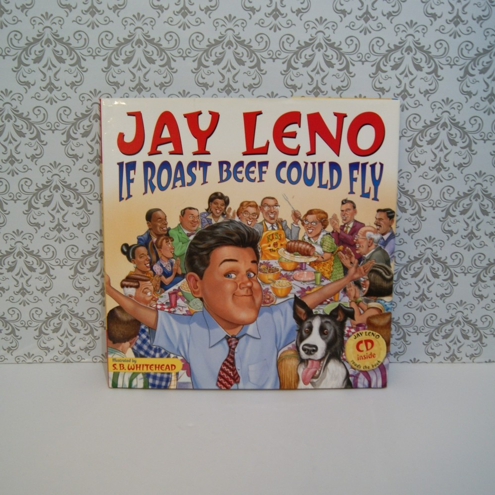 Jay Leno "If Roast Beef Could Fly" with CD Sealed Illustrated Children's Book